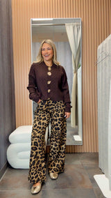 7085 Marine gold pins knit sweater