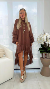 0568 Bohemian mini dress
