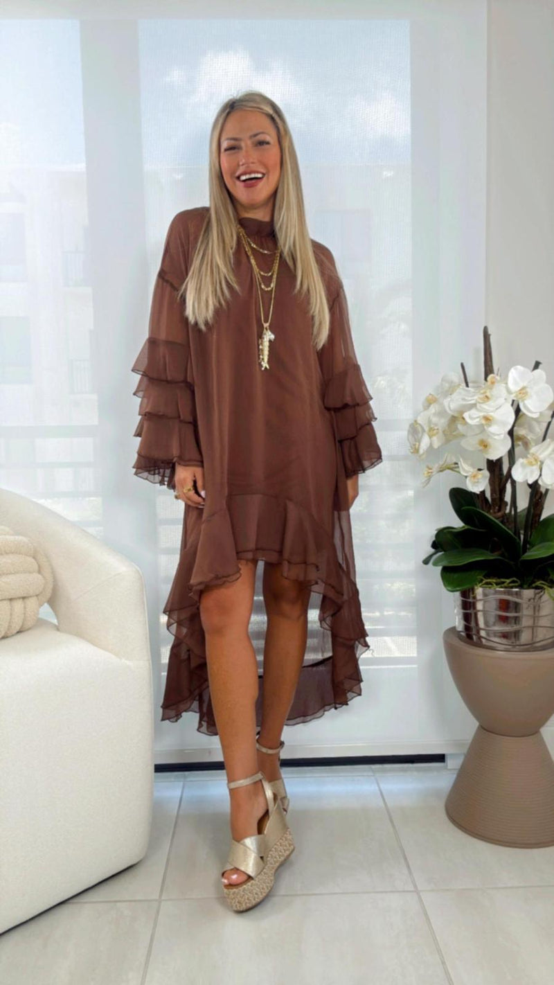0568 Bohemian mini dress