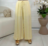 3102 Linen bubble pants