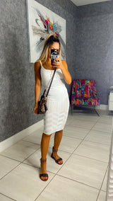 2433 Pointelle cami dress