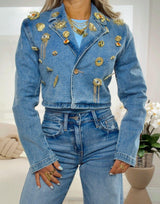 1923 Denim jackets with pins
