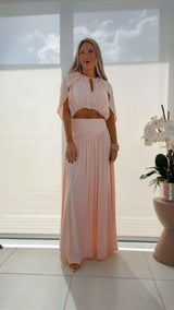 1029 Top and maxi skirt set