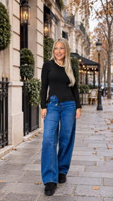 0010 Slouchy barrel twisted Pants