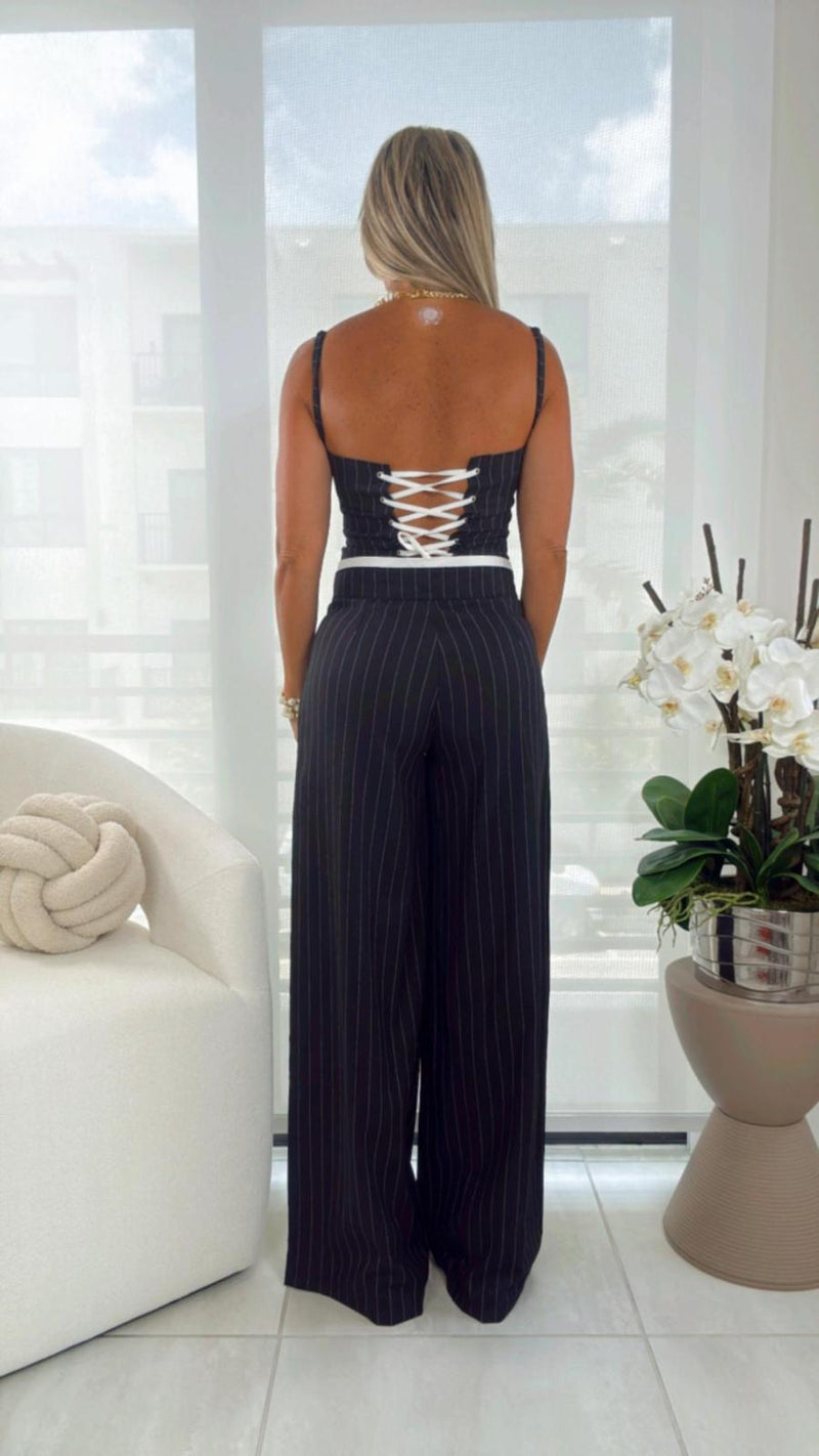 1123 Corset top and pants set
