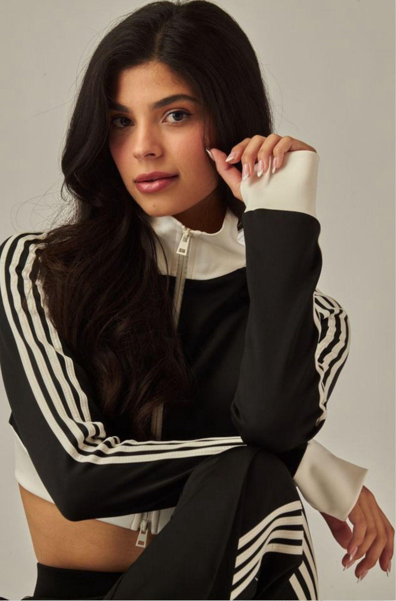Y03T Zipper cropped jacket