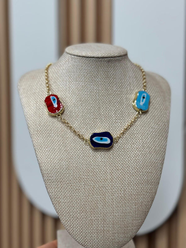 DL24 3 ojos necklace