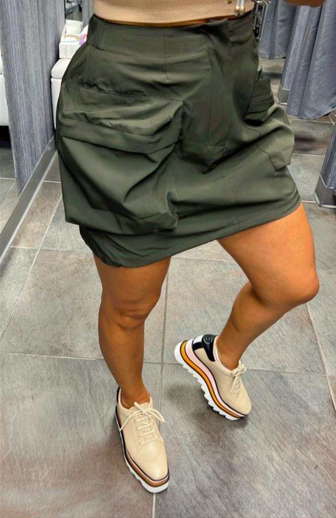 0118 Skirt with cargo pockets