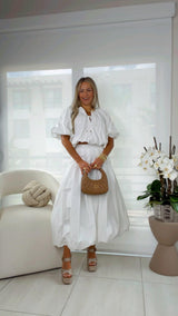 1774 Bubble top and skirt set