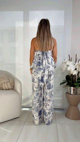 1962 Tied bust top and pants set