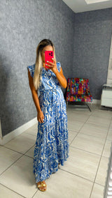 3775 Paisley maxi dress