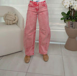1668 Slouchy ankle barrel pants