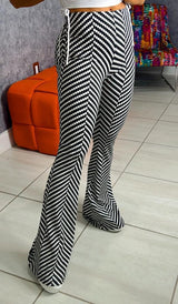 5041 Zig zag print leggings