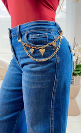 P11021 Chain gold heart