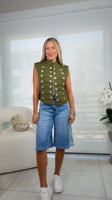 6114 Napoleon denim vest