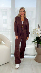 L788 Gold button sweater