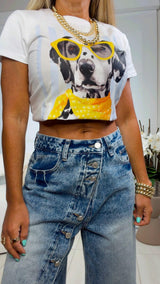 X128 Cool dalmatian T-shirt