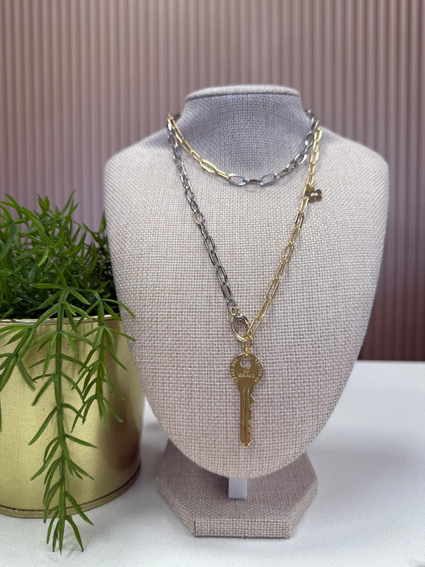 YML17 Key Big necklace YM