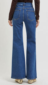 1929 High rise wide flare pants