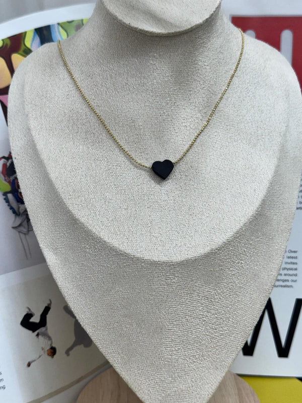 DL86 Cadenita corazon madera