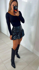 7662 Bubble flare skirt