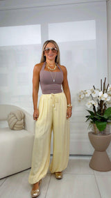 3102 Linen bubble pants
