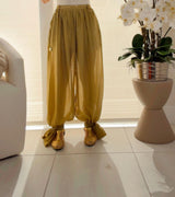 5242 Anckle tie balloon pants