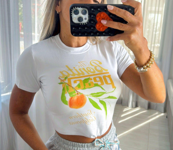 BL37 The bonita peach crop t-shirt