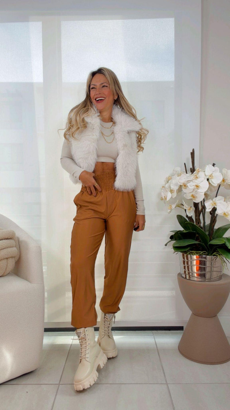 X250 Fox faux fur vest gilet