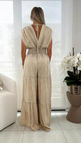 4755 Elastic waist jumpsuit
