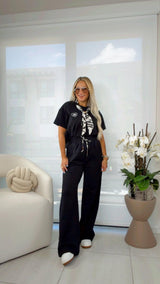 3971 Comfy t-shirt and pants set