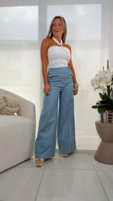 2861 Halter neck strapless bodysuit