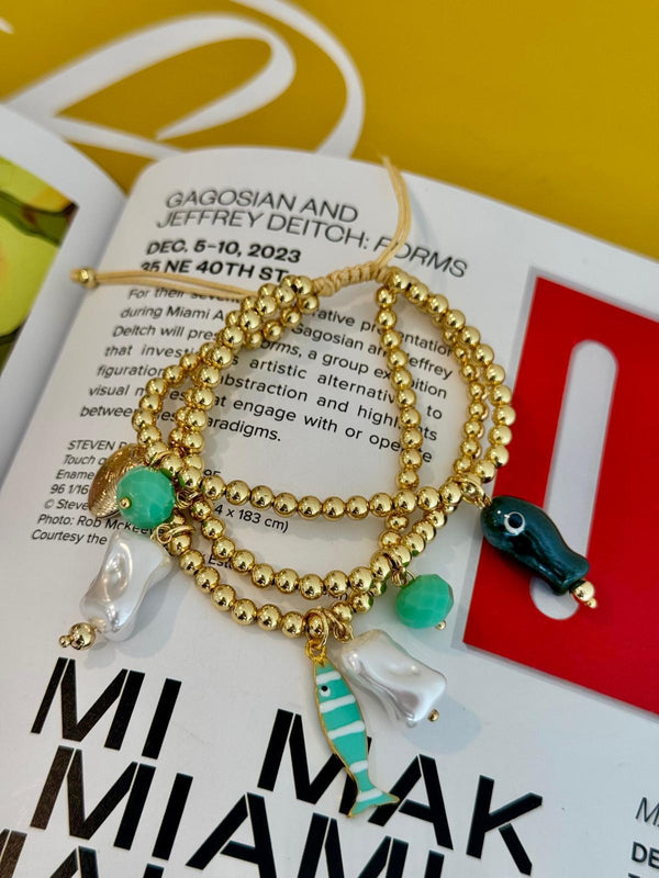 DL62 Aqua marine bracelet