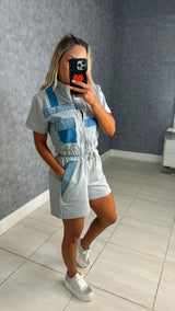 1940 Zipper top with shorts set