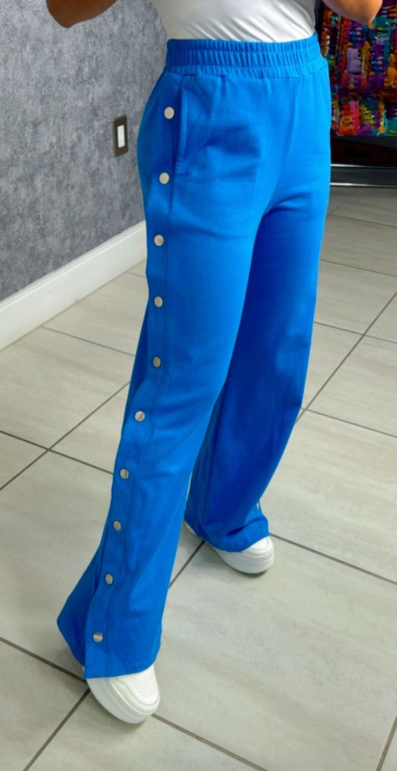 1200 Terry pants with button