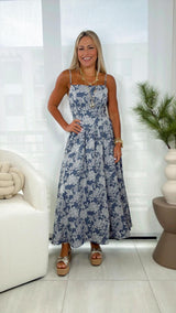 2791 Jacquard woven midi dress