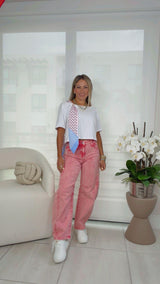 1668 Slouchy ankle barrel pants