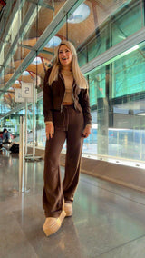 9599 Zip up hoodie and sweat pants set