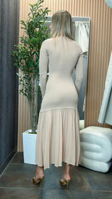7009 Long sleeve maxi dress