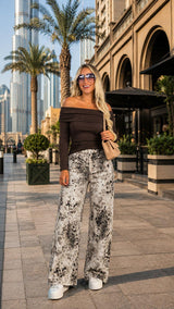 5258 Ruched off shoulder top
