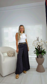 2251 Polka dot balloon pants