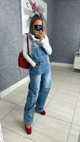 2681 Denim overalls jumpsuit