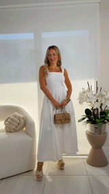 1403 Full skirt midi dress