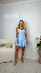 6029 Polka dot mini dress