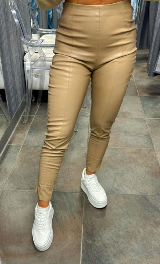 7252 Leather legging pants