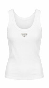 5134 Sleeveless ribbed basic top