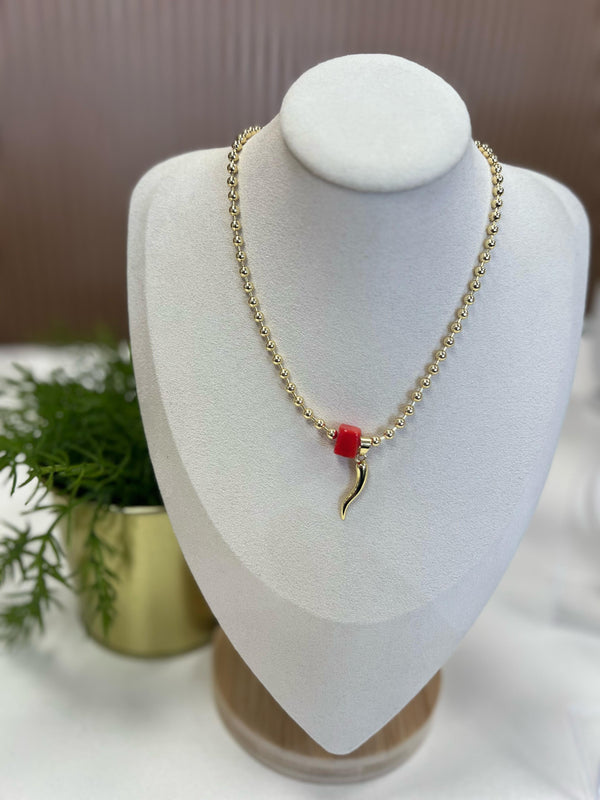 N1000 Cadena cornetto gold