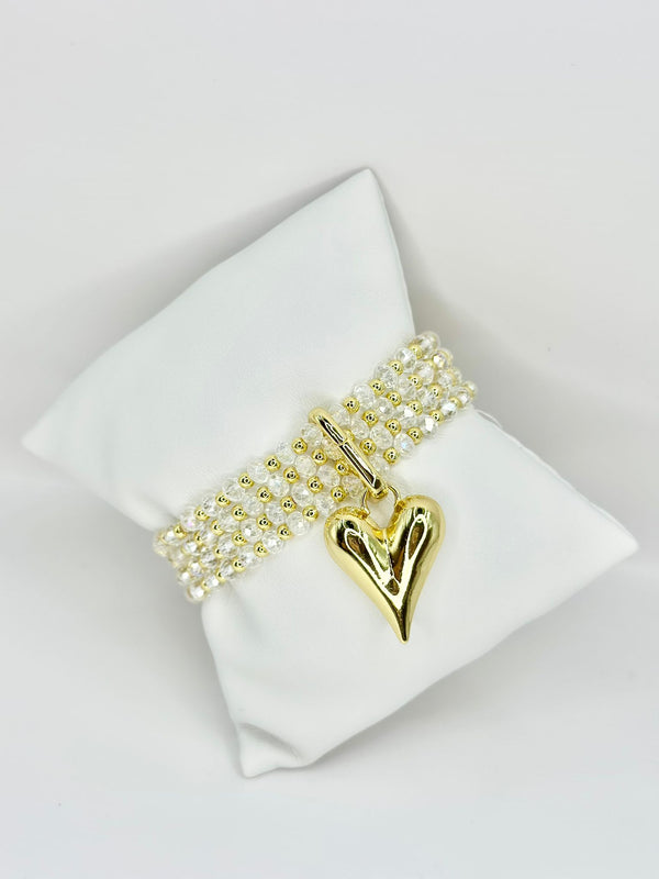B3058 Brillo Heart Bracelet