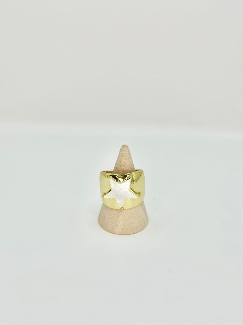 R6020 Star pearl ring