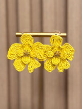 1321 Crochet flower earring